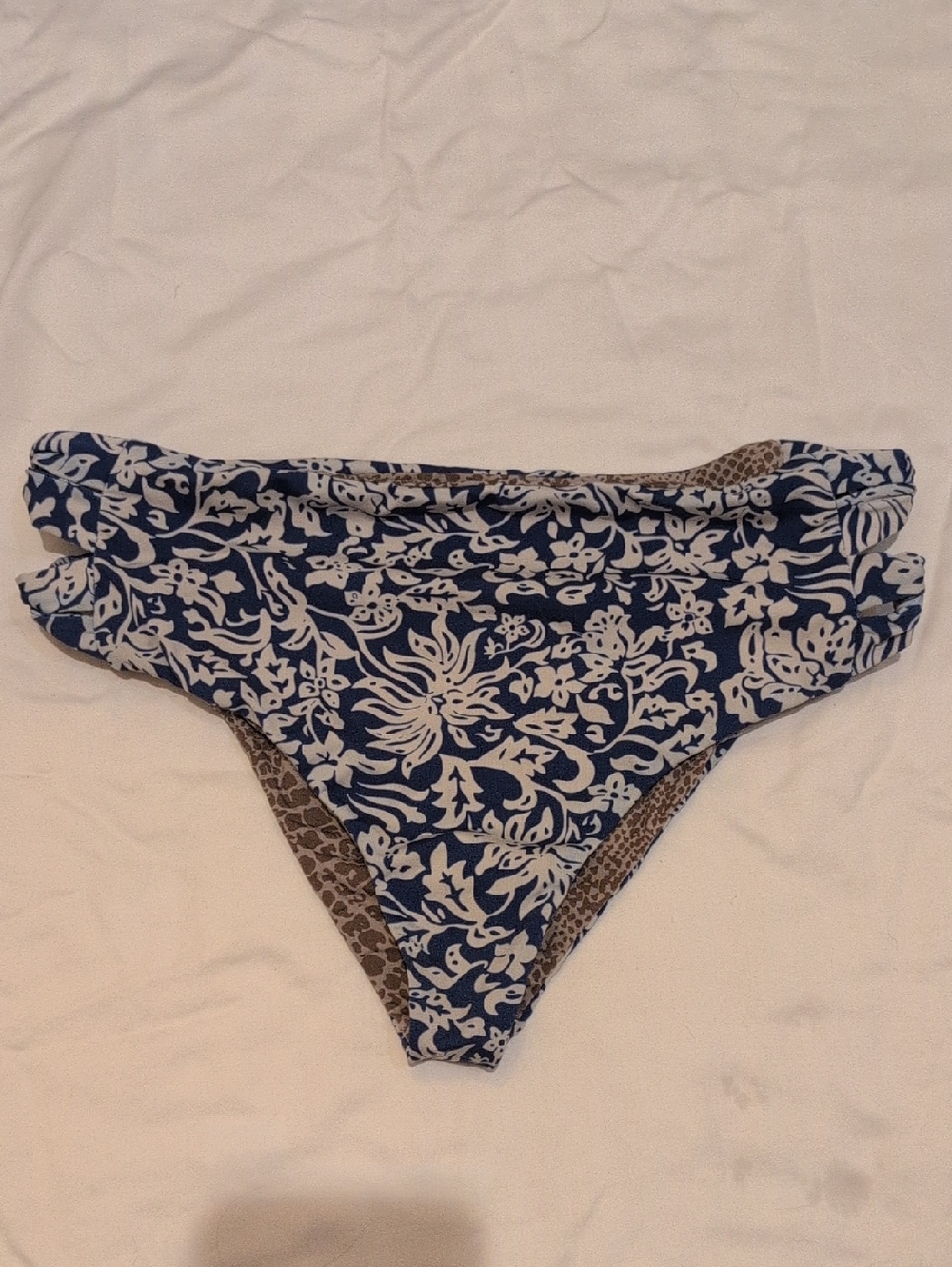 acacia swimwear Blue Batik Bikini Bottoms